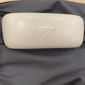 Chloe sunglasses hard box case white